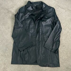 Lightweight pleather jacket